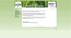 Desktop Screenshot of biodidaktik.de